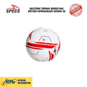 BOLA KAKI SPECS RAILSTORM THERMAL BONDED BALL WHT/RED PAPRIKA/BLACK 4010044-05