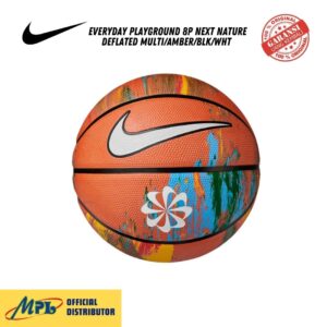 BOLA BASKET NIKE EVERYDAY PLAYGROUND 8P NEXT NATURE DEFLATED MULTI/AMBER/BLK/WHT N.100.7037.987.07
