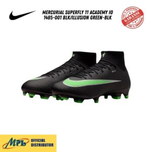 SEPATU BOLA NIKE MERCURIAL SUPERFLY 11 ACADEMY IO 1485-001 BLK/ILLUSION GREEN-BLK