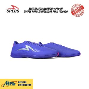 SEPATU FUTSAL SPECS ACCELERATOR ILLUZION 4 PRO IN SIMPLY PURPLE/KNOCKOUT PINK 1020400
