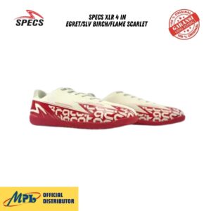SEPATU FUTSAL SPECS XLR 4 IN EGRET/SLV BIRCH/FLAME SCARLET 1020460