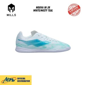 SEPATU FUTSAL MILLS NOUVA IN JR WHITE/MISTY TEAL 9808801