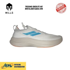 SEPATU RUNNING MILLS TREXIMO ENERLITE M2 WHT/S.GREY/JAVA CYN 9108702
