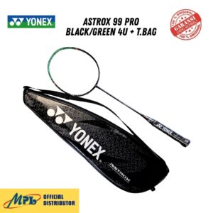 RAKET BADMINTON YONEX ASTROX 99 PRO BLACK/GREEN 4U + T.BAG