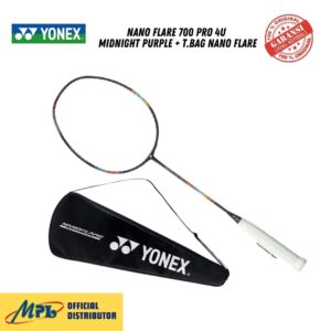 RAKET BADMINTON YONEX NANO FLARE 700 PRO 4U MIDNIGHT PURPLE + T.BAG NANO FLARE