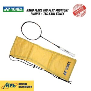 RAKET BADMINTON YONEX NANO FLARE 700 PLAY MIDNIGHT PURPLE+TAS KAIN YONEX