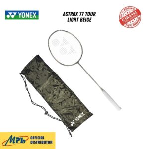 RAKET BADMINTON YONEX ASTROX 77 TOUR LIGHT BEIGE (NEW)+TAS KAIN YONEX