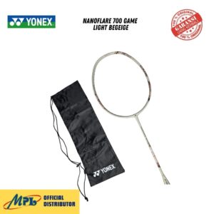 RAKET BADMINTON YONEX NANOFLARE 700 GAME LIGHT BEIGE(NEW)+TAS KAIN YONEX