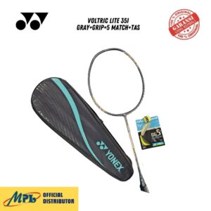 RAKET BADMINTON YONEX VOLTRIC LITE 35I GRAY+GRIP+5 MATCH+TAS