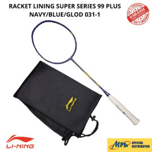 RAKET BADMINTON LI-NING SS-99 PLUS NAVY/BLUE/GLD 031-1 + TAS KAIN