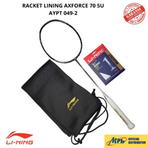RAKET BADMINTON LI-NING AXFORCE 70 5U+LI-NING 1 BOOST+TAS KAIN 049-2