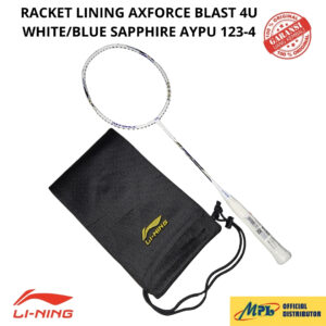RAKET BADMINTON LI-NING AXFORCE BLAST 4U WHITE/BLUE SAPPHIRE AYPU 123-4 +TAS KAIN