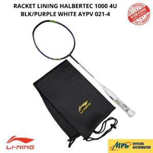 RAKET BADMINTON LI-NING HALBERTEC 1000 4U BLK/PURPLE/WHT AYPV021-4+TAS KAIN