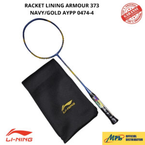 RAKET BADMINTON LI-NING ARMOUR 373 NAVY/GOLD AYPP0474-4+TAS KAIN