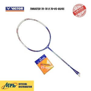RAKET BADMINTON VICTOR THRUSTER TK-7U F + VS-66/65