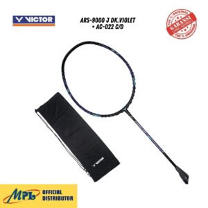 RAKET BADMINTON VICTOR ARS-9000 J DK.VIOLET + AC-022 C/D