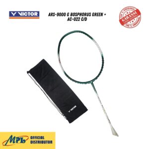 RAKET BADMINTON VICTOR ARS-9000 G BOSPHORUS GREEN + AC-022 C/D