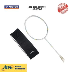 RAKET BADMINTON VICTOR ARS-8000 A WHITE + AC-022 C/D