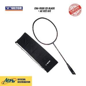 RAKET BADMINTON VICTOR CHALLENGER CHA-9500 CD BLACK +AC 022 D/C
