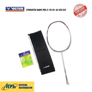 RAKET BADMINTON VICTOR THRUSTER HAWK PRO J+ VS-61+ AC-022 C/D