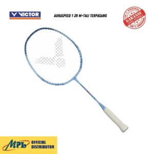 RAKET BADMINTON VICTOR AURASPEED 1 JR M+TALI TERPASANG