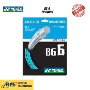SENAR BADMINTON YONEX BG 6 TURQIUSE