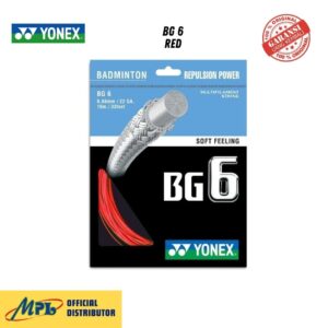 SENAR BADMINTON YONEX BG 6 RED