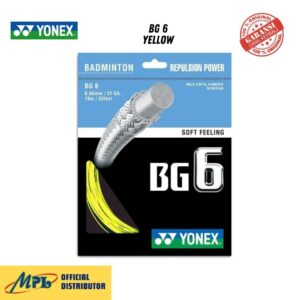 SENAR BADMINTON YONEX BG 6 YELLOW