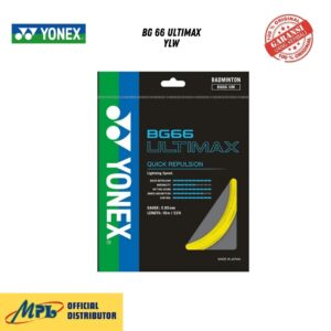 SENAR BADMINTON YONEX BG 66 ULTIMAX YLW