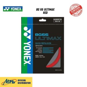 SENAR BADMINTON YONEX BG 66 ULTIMAX RED