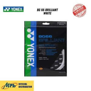 SENAR BADMINTON YONEX BG 66 BRILLIANT WHITE