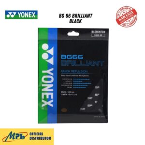 SENAR BADMINTON YONEX BG 66 BRILLIANT BLACK