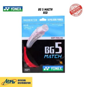 SENAR BADMINTON YONEX BG 5 MATCH RED