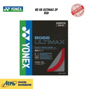 SENAR BADMINTON YONEX BG 66 ULTIMAX JP RED