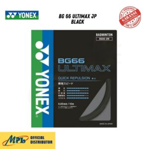 SENAR BADMINTON YONEX BG 66 ULTIMAX JP BLACK