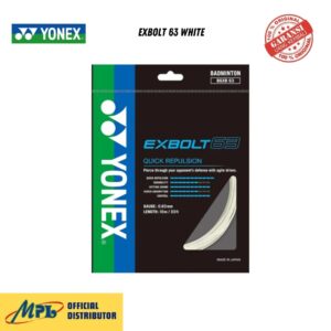 SENAR BADMINTON YONEX EXBOLT 63 WHITE