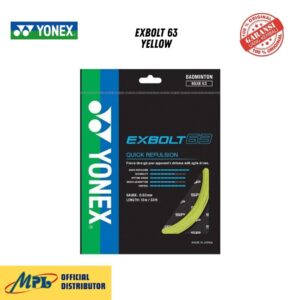 SENAR BADMINTON YONEX EXBOLT 63 YELLOW