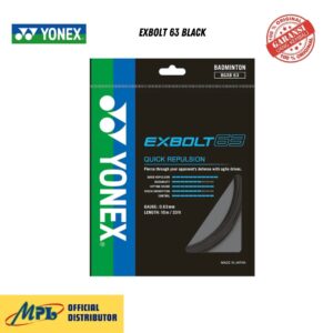 SENAR BADMINTON YONEX EXBOLT 63 BLACK