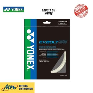 SENAR BADMINTON YONEX EXBOLT 65 WHITE