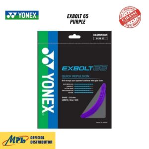 SENAR BADMINTON YONEX EXBOLT 65 PURPLE