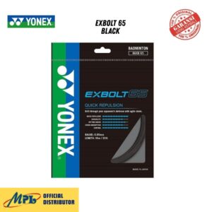 SENAR BADMINTON YONEX EXBOLT 65 BLACK