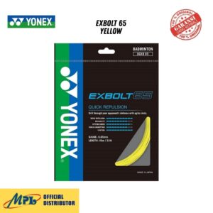 SENAR BADMINTON YONEX EXBOLT 65 YELLOW