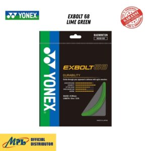 SENAR BADMINTON YONEX EXBOLT 68 LIME GREEN