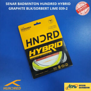 SENAR BADMINTON HUNDRED HYBRID GRAPHITE BLK/SORBERT LIME 039-2