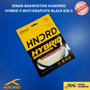 SENAR BADMINTON HUNDRED HYBRID P.WHT/GRAPHITE BLACK 039-3