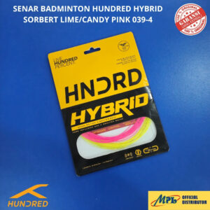 SENAR BADMINTON HUNDRED HYBRID SOBERT LIME/CANDY PINK 039-4