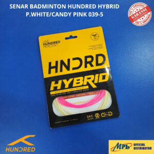 SENAR BADMINTON HUNDRED HYBRID P.WHT/CANDY PINK 039-5