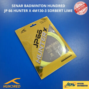 SENAR BADMINTON HUNDRED JP 66 HUNTER X 4M130-3 SORBERT LIME
