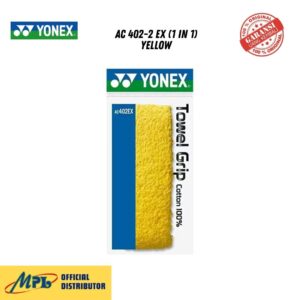 GRIP BADMINTON YONEX AC 402-2 EX (1 IN 1) YELLOW