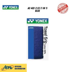 GRIP BADMINTON YONEX AC 402-2 EX (1 IN 1) BLUE